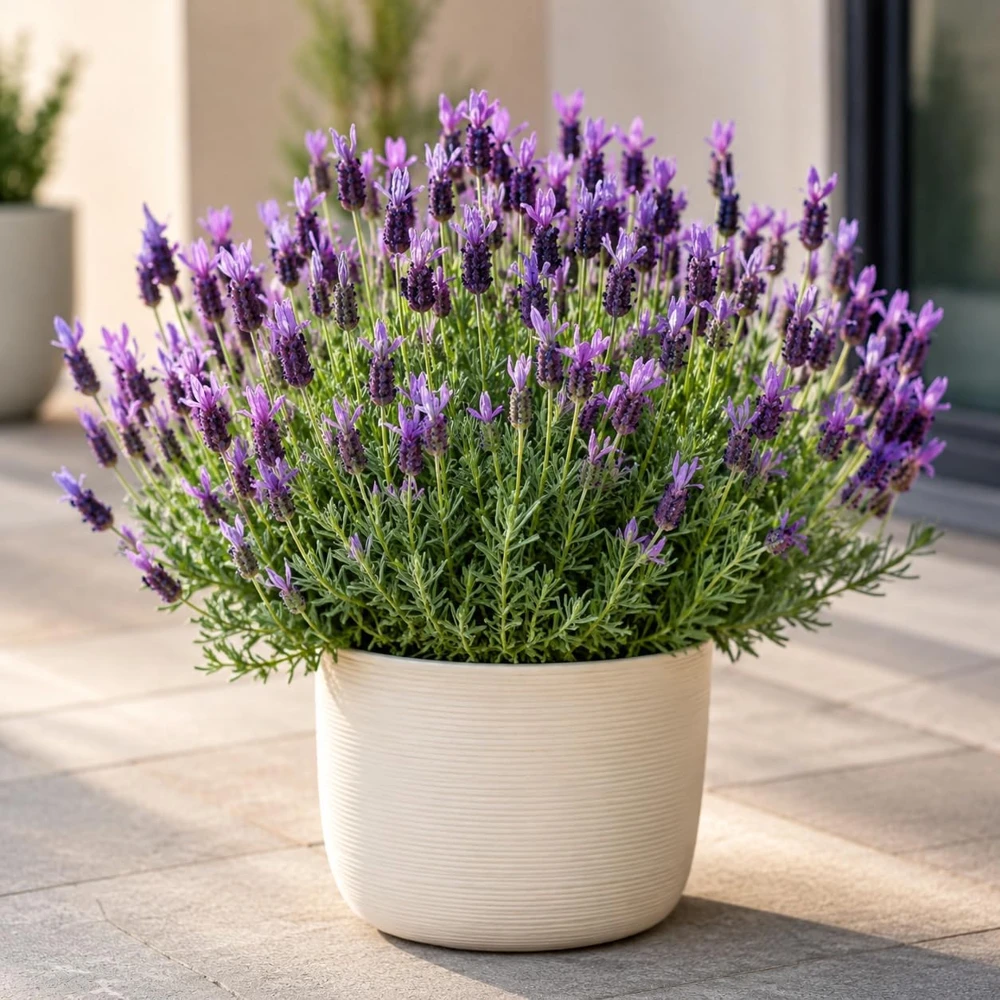 Spanish Lavender Live Plant โ Perennial Fragrant Flower โ 2-4 Inch Tall, 3 Inch Pot - Image 6