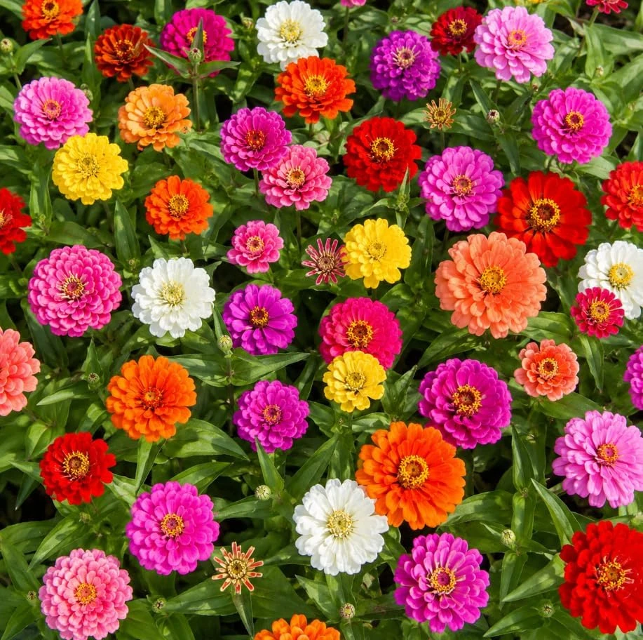 Zinnia Live Plants – 3 Plants, 4 Inch Pot, 3-5 Inches Tall, Annual Flowers for Outdoor Gardens - Image 7