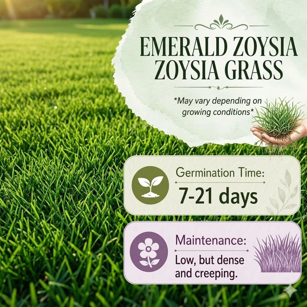 1000 Zoysia Grass Seed - Warm Season Lawn Grass for Sunny Yards - Image 3
