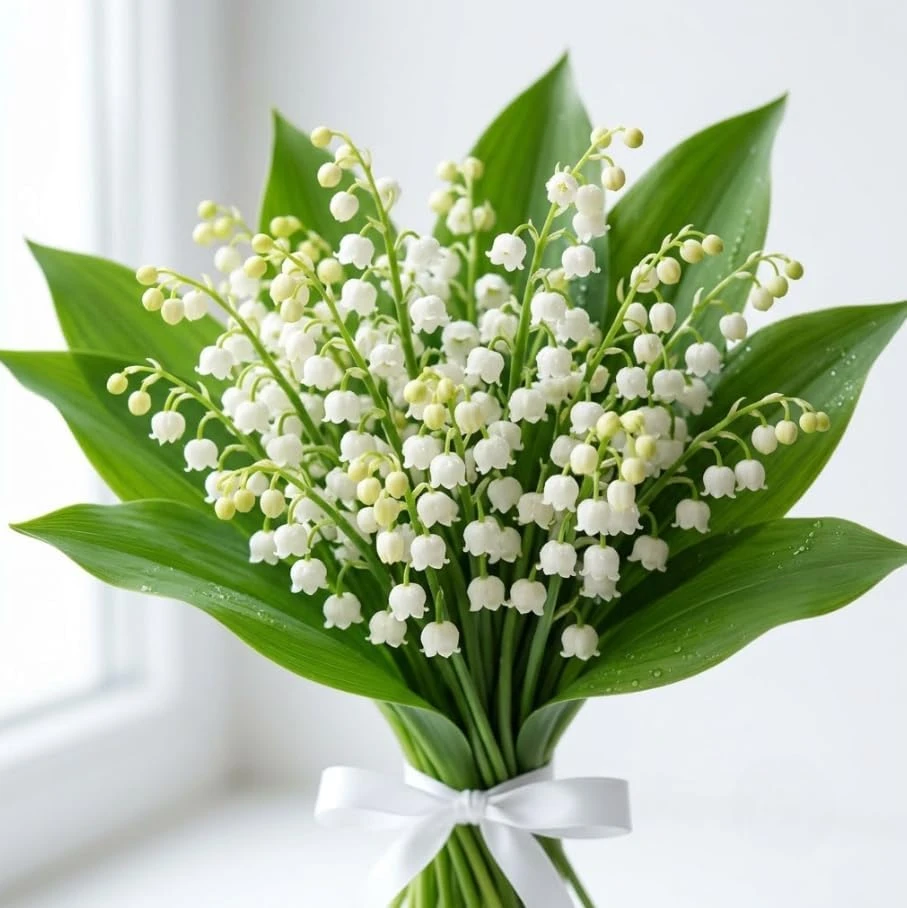 15 Lily of the Valley Bare Roots - Fragrant White Spring Flowers, Hardy Perennial Ground Cover, Shade Garden Plants - Image 1