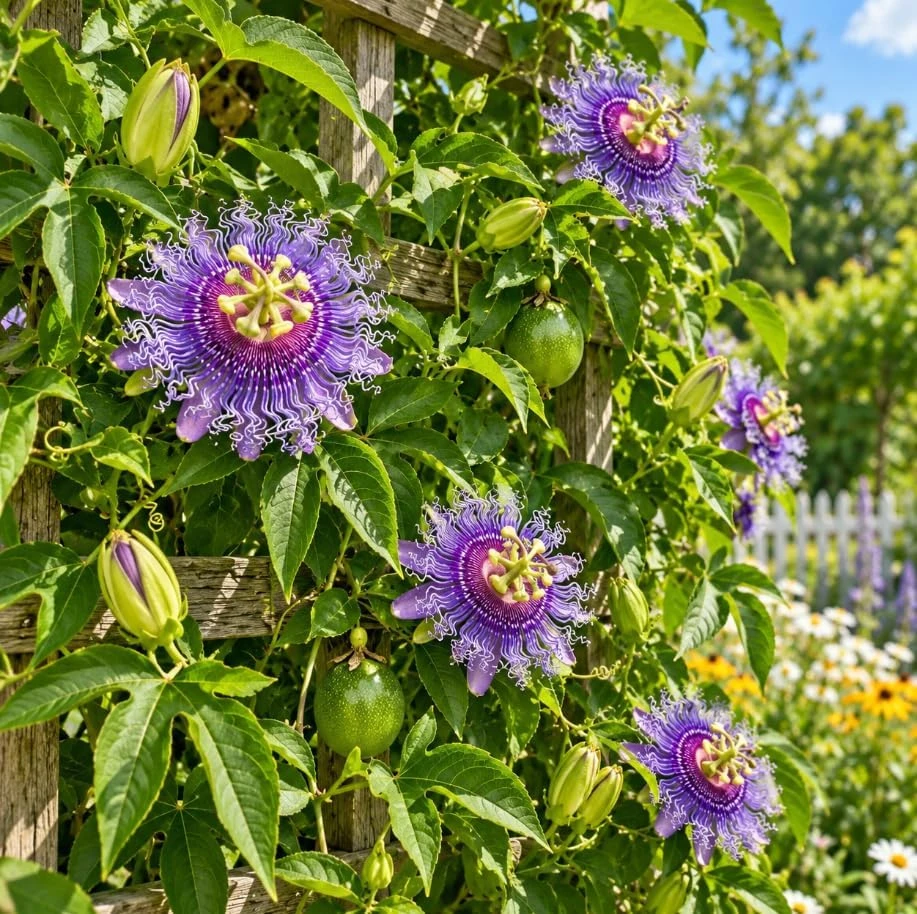 2 Maypop Passionflower Live Plants - Purple Perennial Vines, 4-6 Inches Tall, Outdoor - Image 7