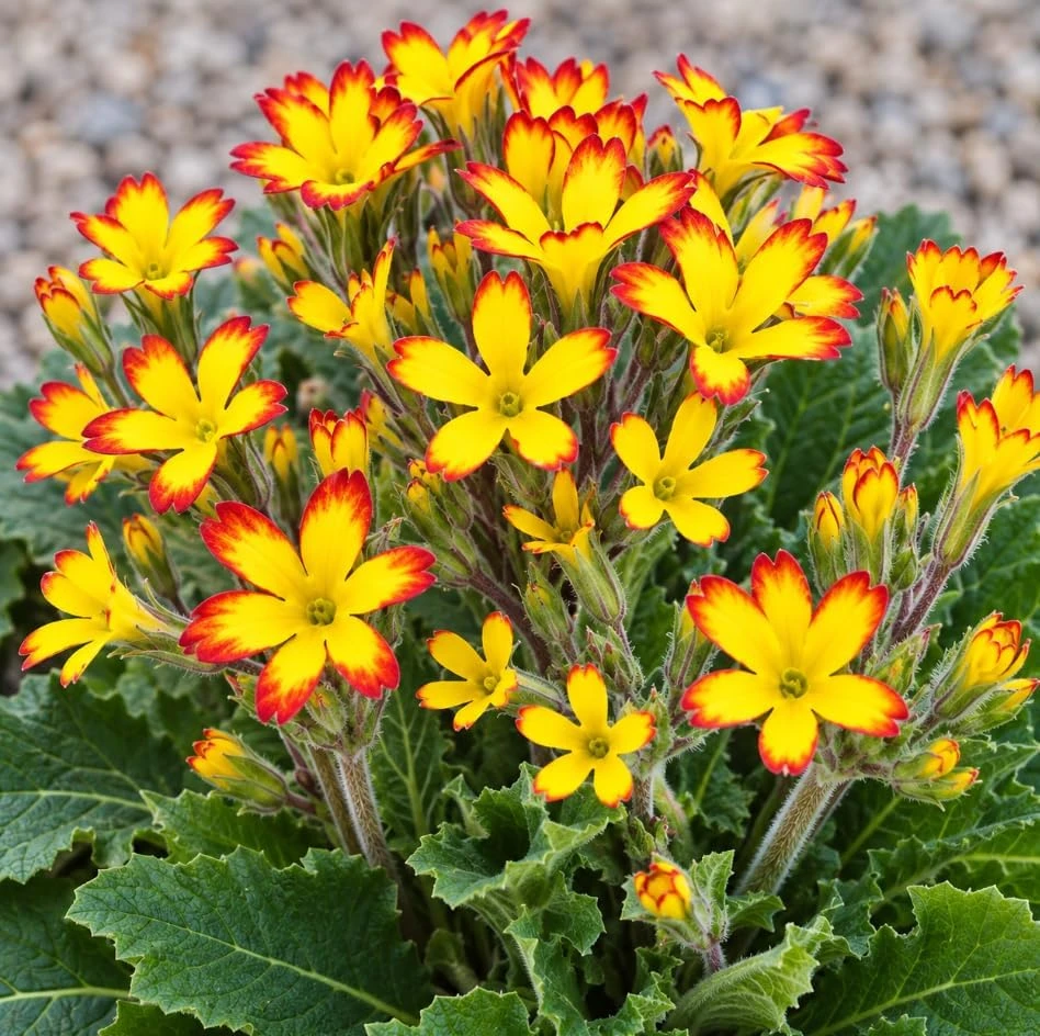 2 Oakleaf Primrose Live Plants - Yellow Picotee Primula Starter - Image 6