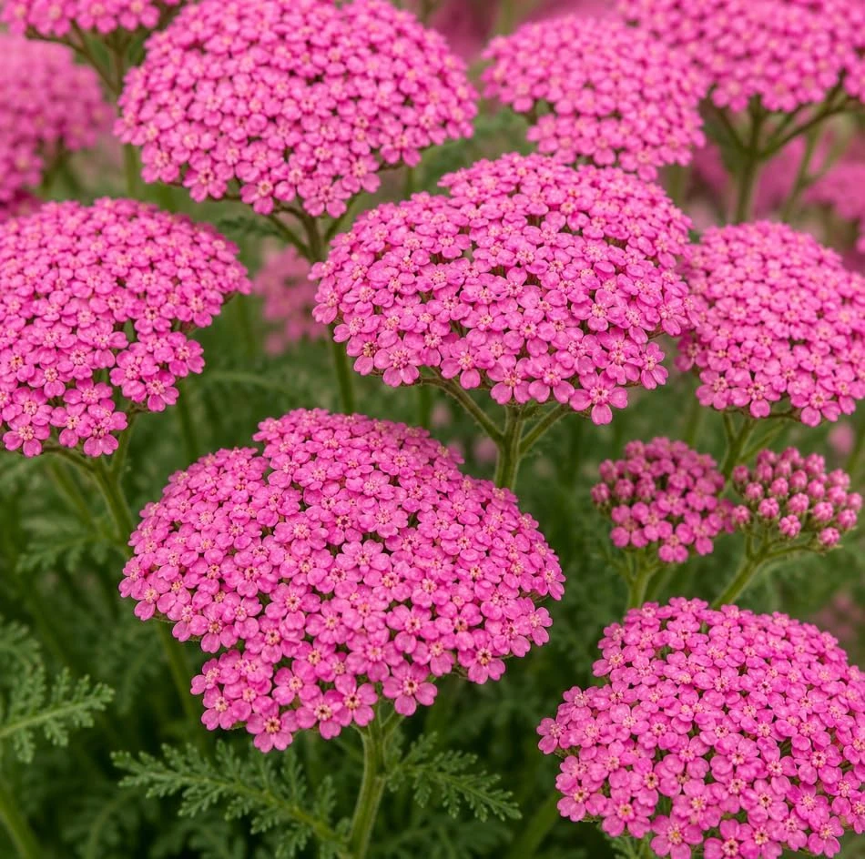 2 Pink Yarrow Live Plants - Perennial Summer Flowers - 6 Inch Tall Outdoor Garden Plant - Image 3