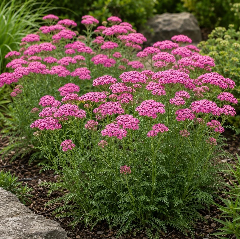 2 Pink Yarrow Live Plants - Perennial Summer Flowers - 6 Inch Tall Outdoor Garden Plant - Image 5