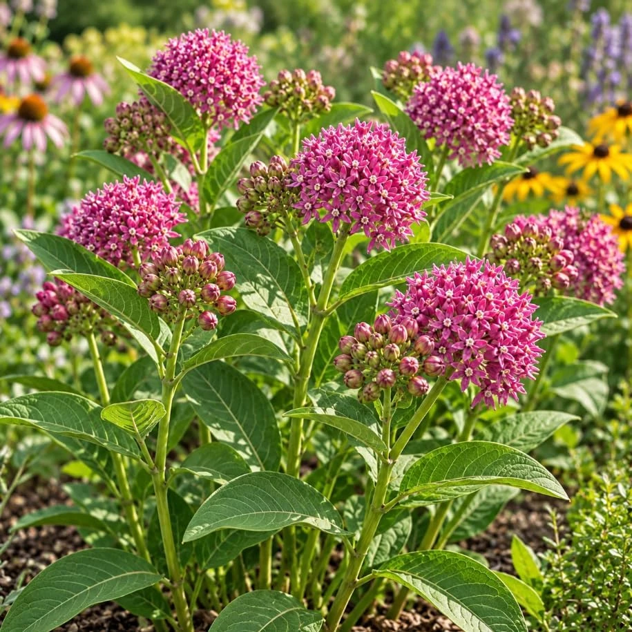 2 Purple Milkweed Live Plants – Asclepias Perennial – 4-7 Inches Tall – Outdoor Garden Flowers - Image 2