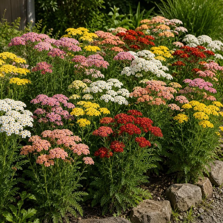 4 Mixed Yarrow Live Plants - Summer Perennial Flowers 4-6 Inches Tall - Outdoor Garden Ready - Image 3