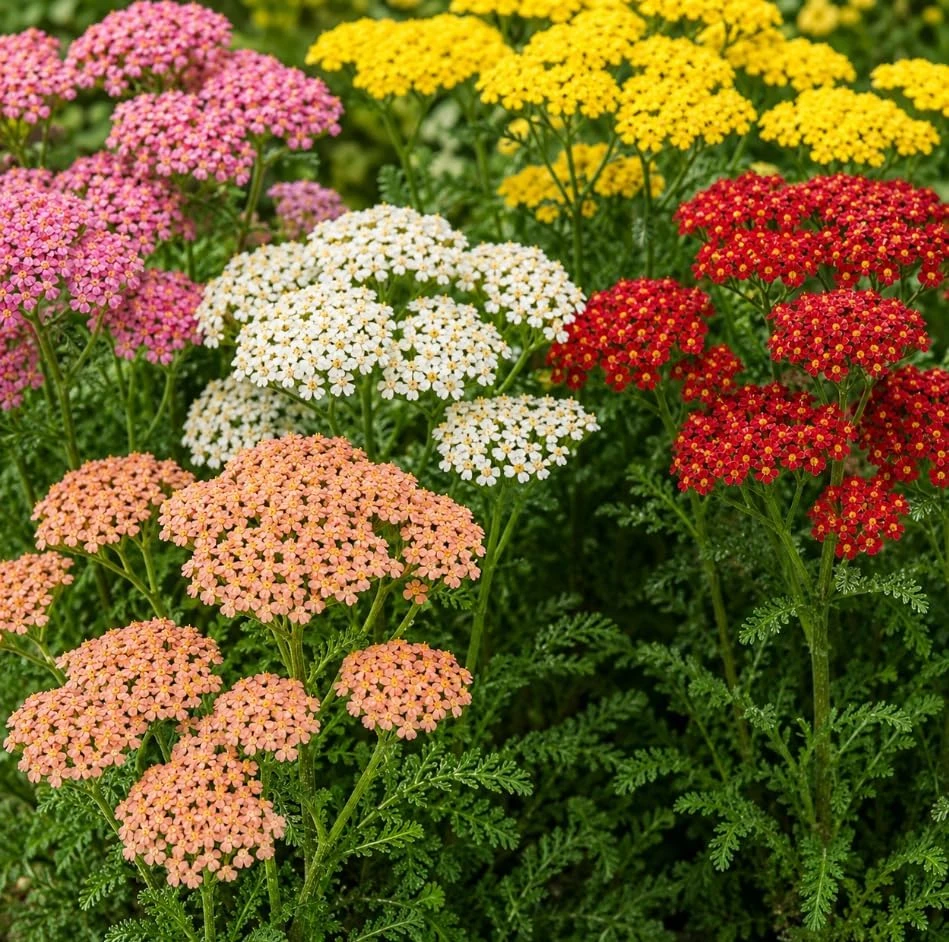4 Mixed Yarrow Live Plants - Summer Perennial Flowers 4-6 Inches Tall - Outdoor Garden Ready - Image 5