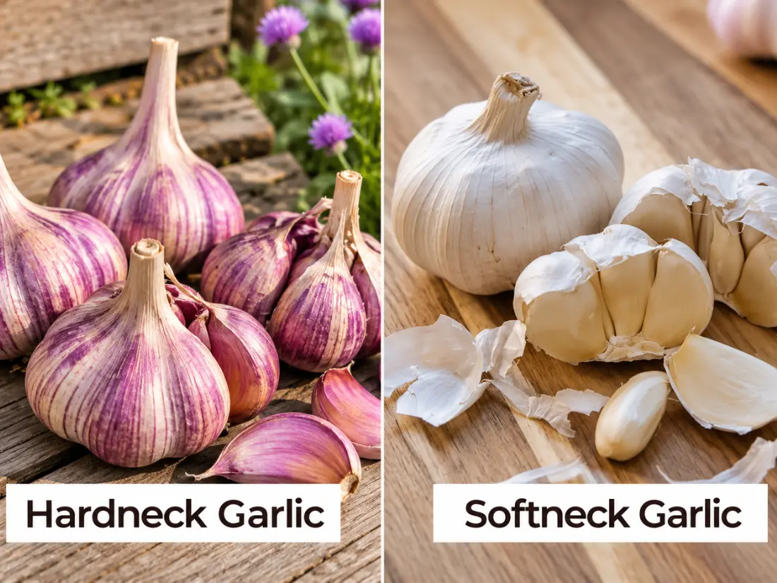 Hardneck vs Softneck Garlic at a Glance 