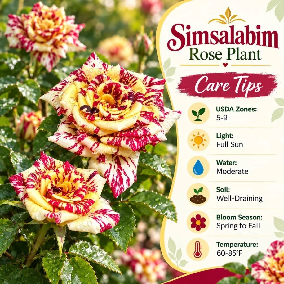 Bicolor Rose Live Plant - Yellow & Dark Red Fragrant Bush, 4-8 Inches Tall, Outdoor - Image 5