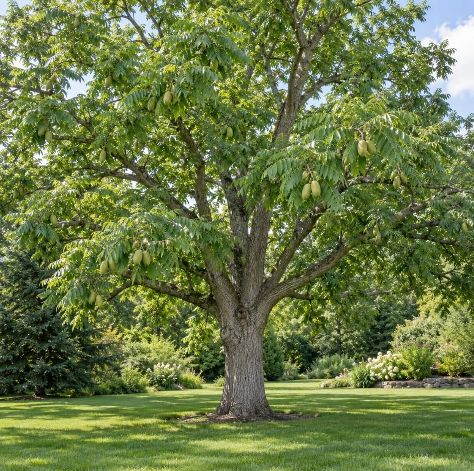 Black Walnut Tree Live Plant – Nut-Bearing, 12-20 Inches Tall, Outdoor - Image 2