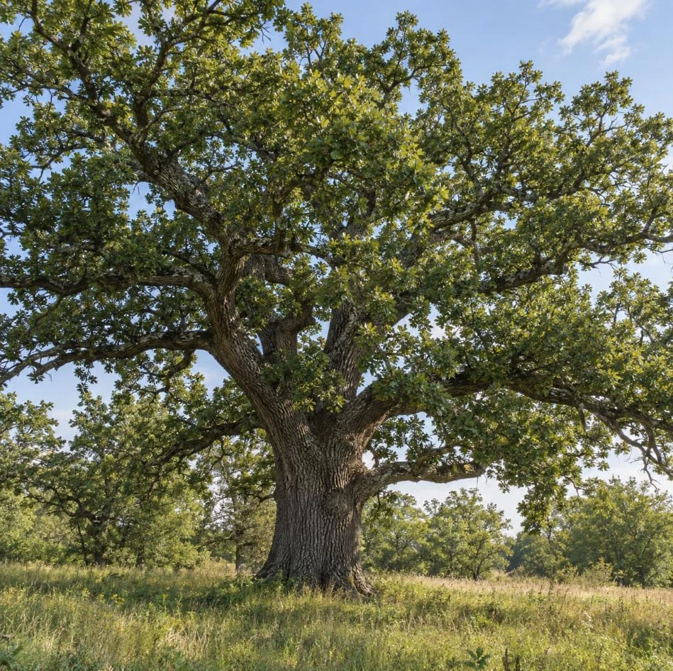 Bur Oak Tree Saplings - Live Plant, Hardy Landscape Tree, 1-2 Ft Tall, Outdoor Planting, Set of 2 - Image 3