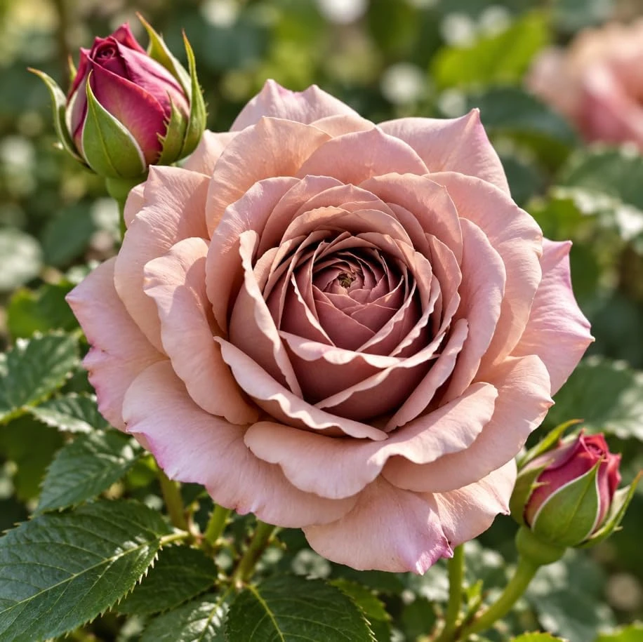 Chocolate Rose Live Plant, 4-7 Inches Tall, Fragrant Reblooming Rose Bush, Full Sun - Image 7