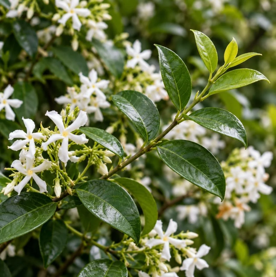 Confederate Star Jasmine Live Plants - 2 Pack, 4-6 Inches Tall, Fragrant White Flowers, Outdoor Vine - Image 4