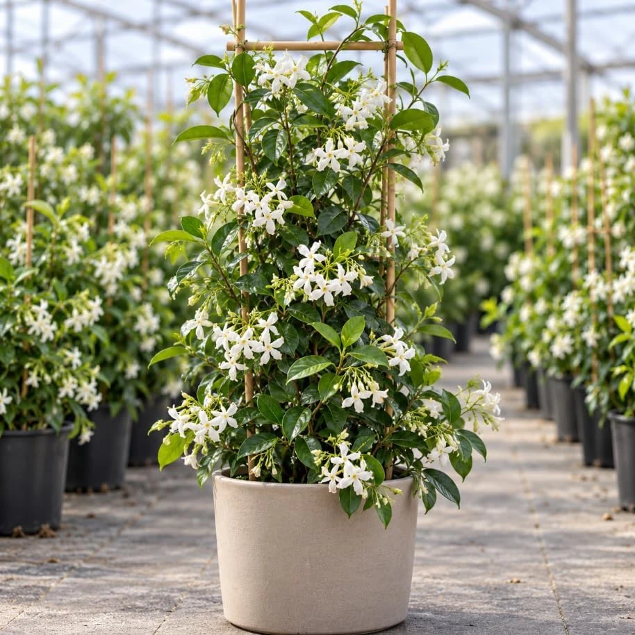 Confederate Star Jasmine Live Plants - 2 Pack, 4-6 Inches Tall, Fragrant White Flowers, Outdoor Vine - Image 6