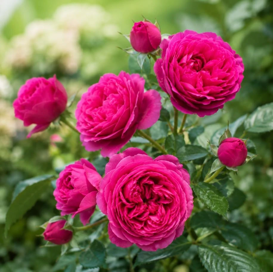 Deep Pink Climbing Rose Live Plant – Fragrant Tea Rose Bush, 4-6 Inches Tall, Outdoor - Image 6