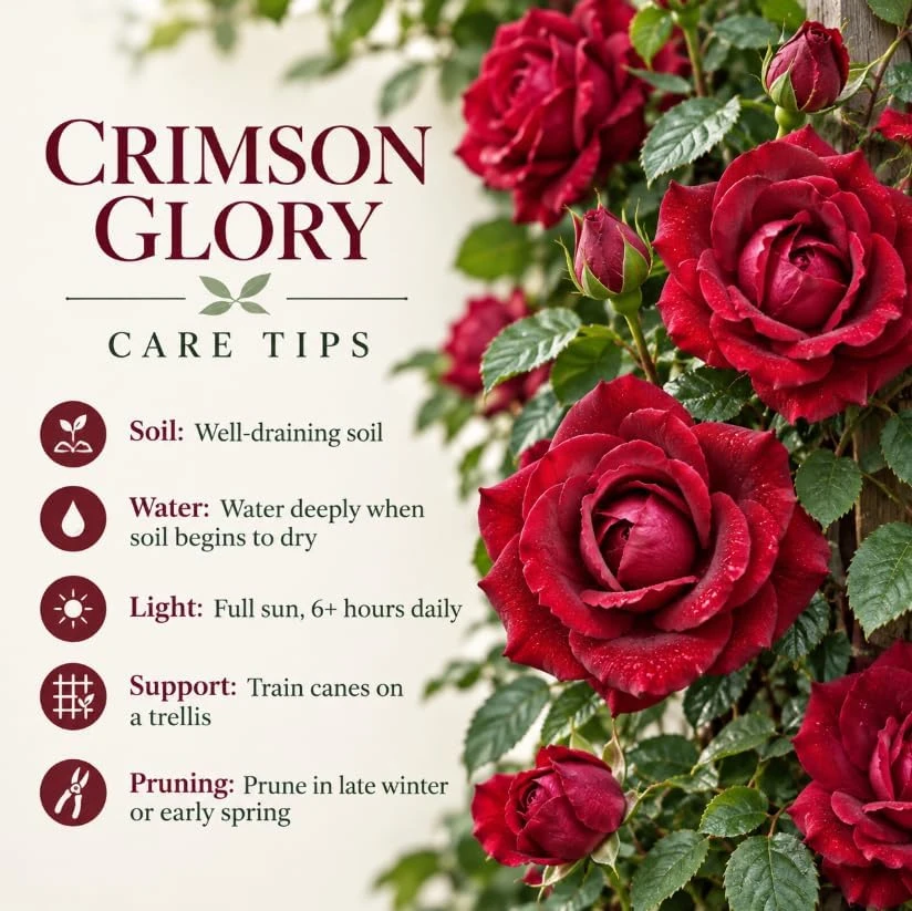 Deep Red Rose Bush Live Plant, 4-7 Inches Tall, Fragrant Reblooming Flowers for Garden - Image 5