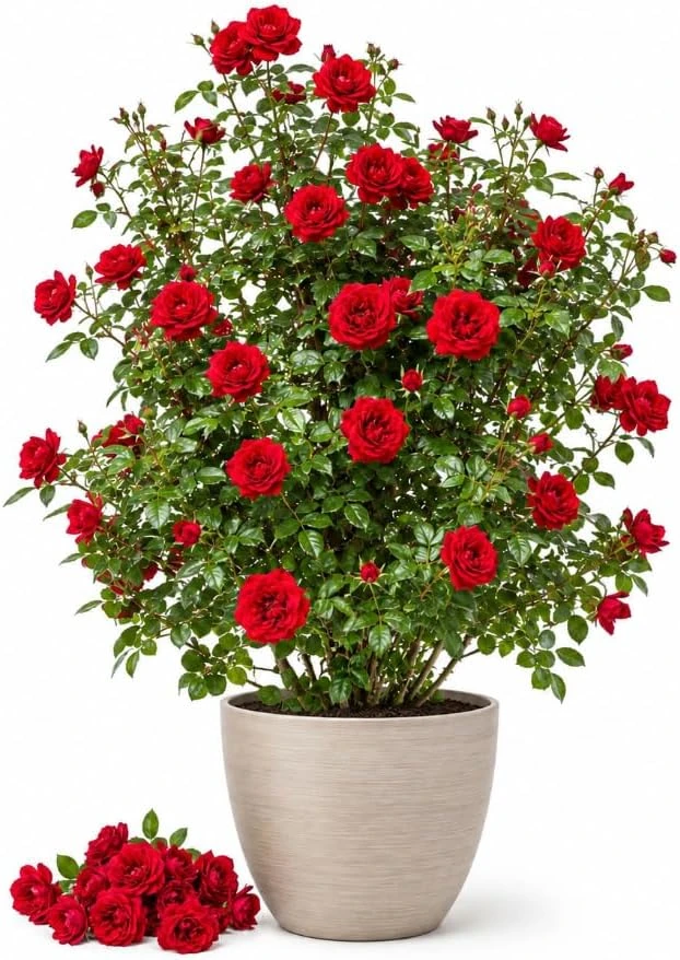 Don Juan Climbing Rose Live Plant – Fragrant Red Bush – 4-6 Inches Tall - Image 1