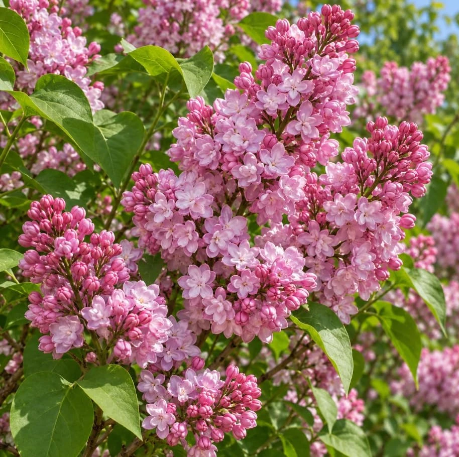 Double Pink Lilac Tree Live Plant โ Cold Hardy Ornamental Bush 6" Tall - Image 2