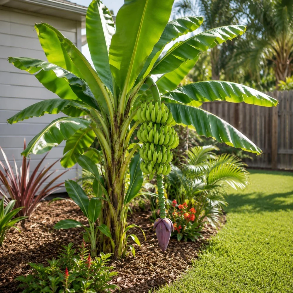 Dwarf Cavendish Banana Live Plant, 4-7 Inch Tall Tropical Starter for Indoor & Outdoor - Image 2