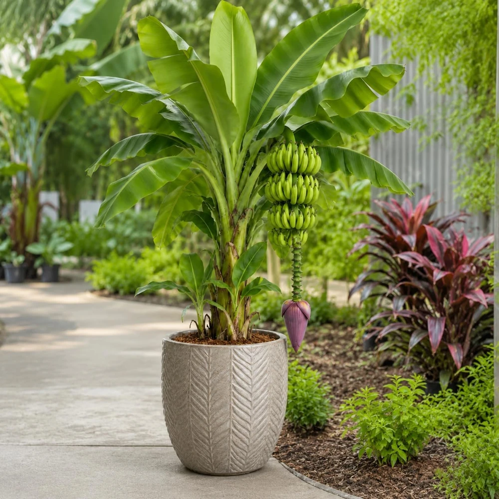 Dwarf Cavendish Banana Live Plant, 4-7 Inch Tall Tropical Starter for Indoor & Outdoor - Image 6