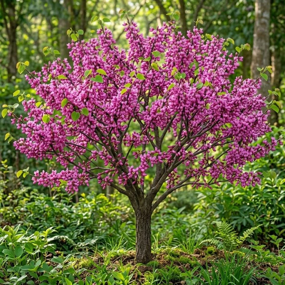 Eastern Redbud Tree Live Plant - 6-16 Inch Tall, Quart Pot, Ornamental Shrub - Image 2