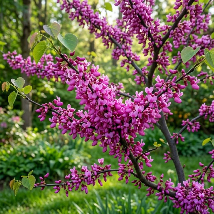 Eastern Redbud Tree Live Plant - 6-16 Inch Tall, Quart Pot, Ornamental Shrub - Image 3