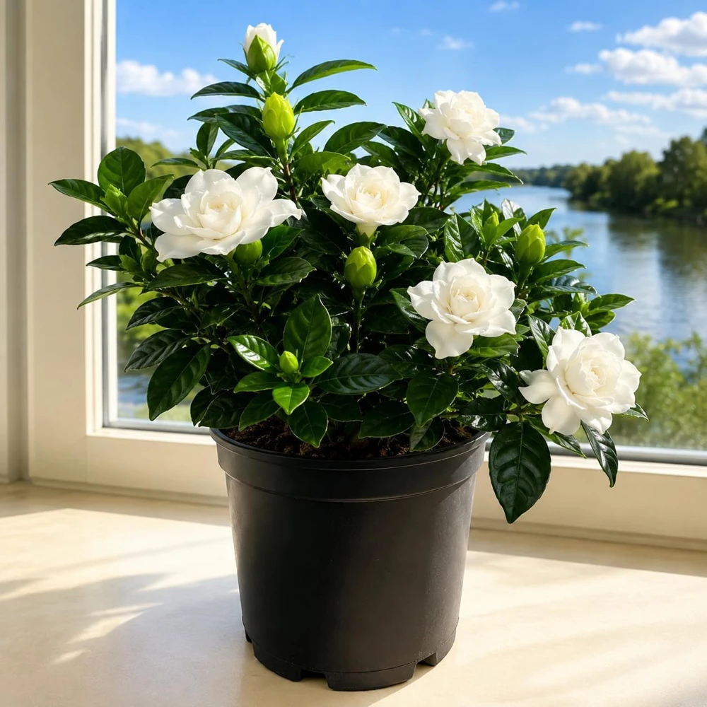 Frostproof Jasmine Live Plant, Fragrant Flowering Vine, 4-6 Inch Tall - Image 1