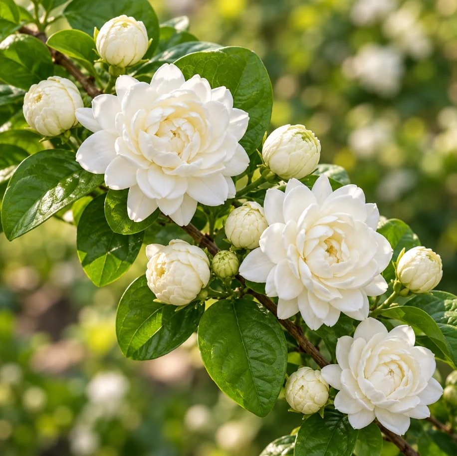 Grand Duke of Tuscany Jasmine Live Plant – Fragrant White Flowers – 4-7 Inches Tall – Indoor/Outdoor Shrub - Image 6