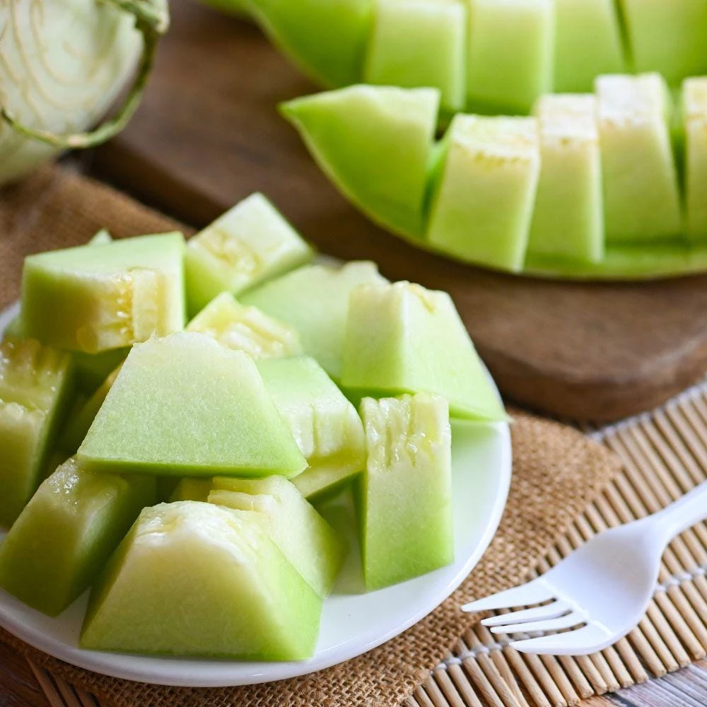 Honeydew Melon Live Plants, 2 Plants Per Pot, Sweet Melon Starter Plants, Fruit Garden Plant, Vegetable Garden Seedling - Image 7