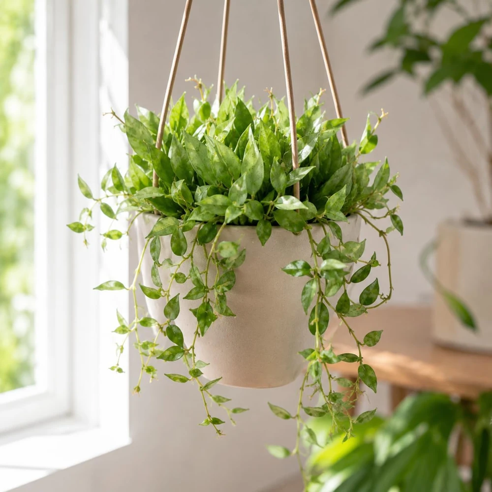 Hoya Lacunosa Mint Live Plant – Indoor Succulent – 4-8 Inch Tall - Image 1