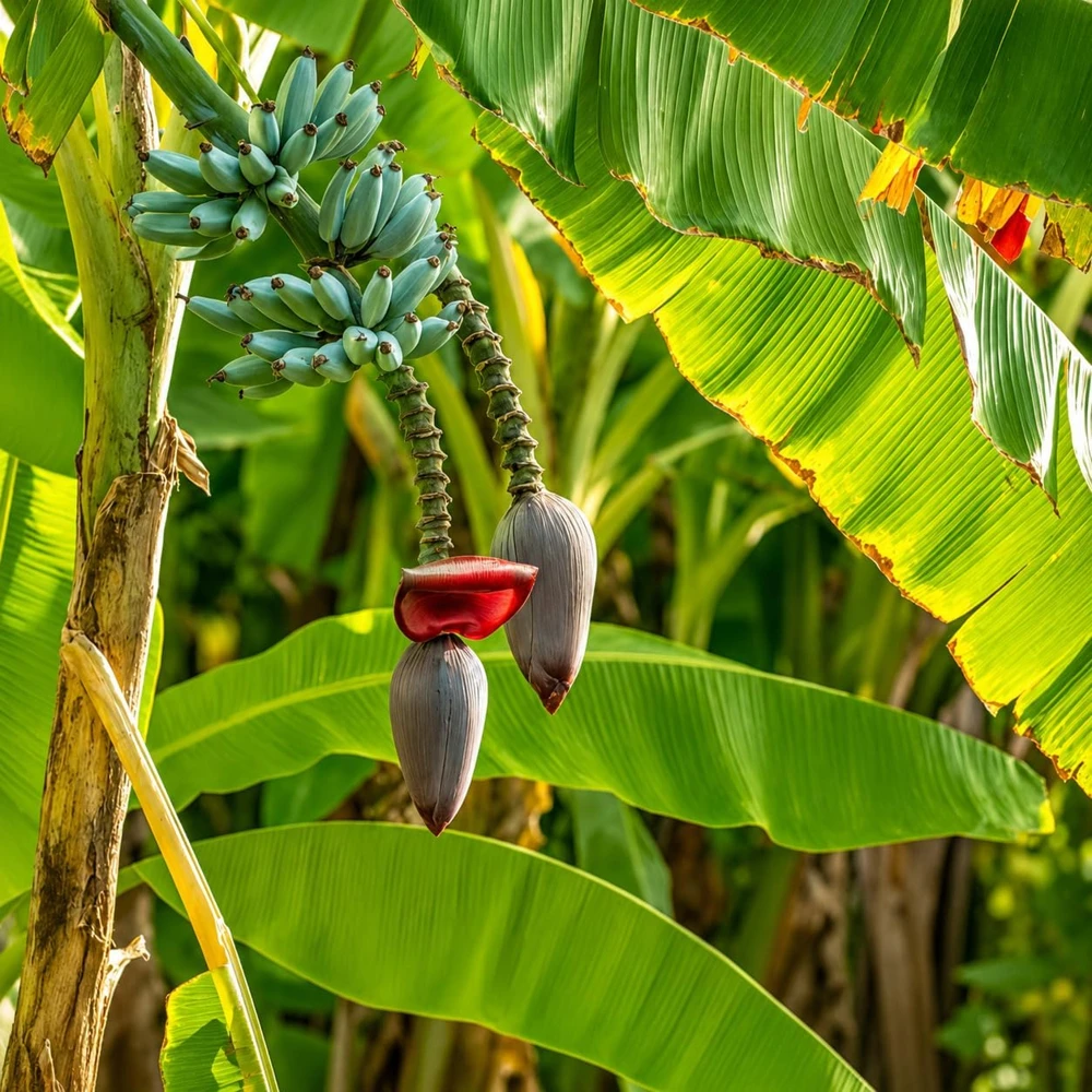 Ice Cream Banana Live Plant - Blue Musa, 1 Gallon Pot, Home Garden Fruit - Image 7