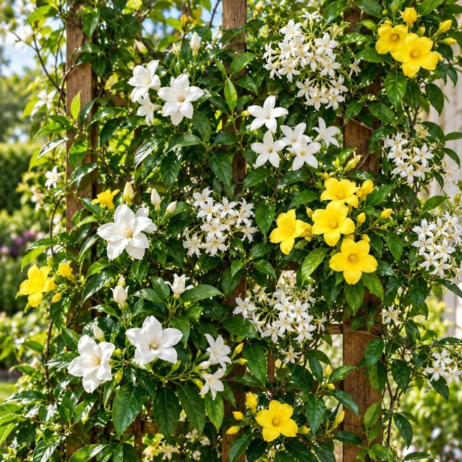 Jasmine Live Plant - 1 Fragrant Tropical Flowering Vine, 4-6 Inches Tall - Image 2