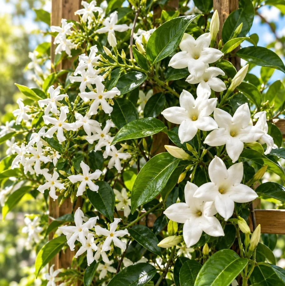 Jasmine Live Plant - 1 Fragrant Tropical Flowering Vine, 4-6 Inches Tall - Image 4