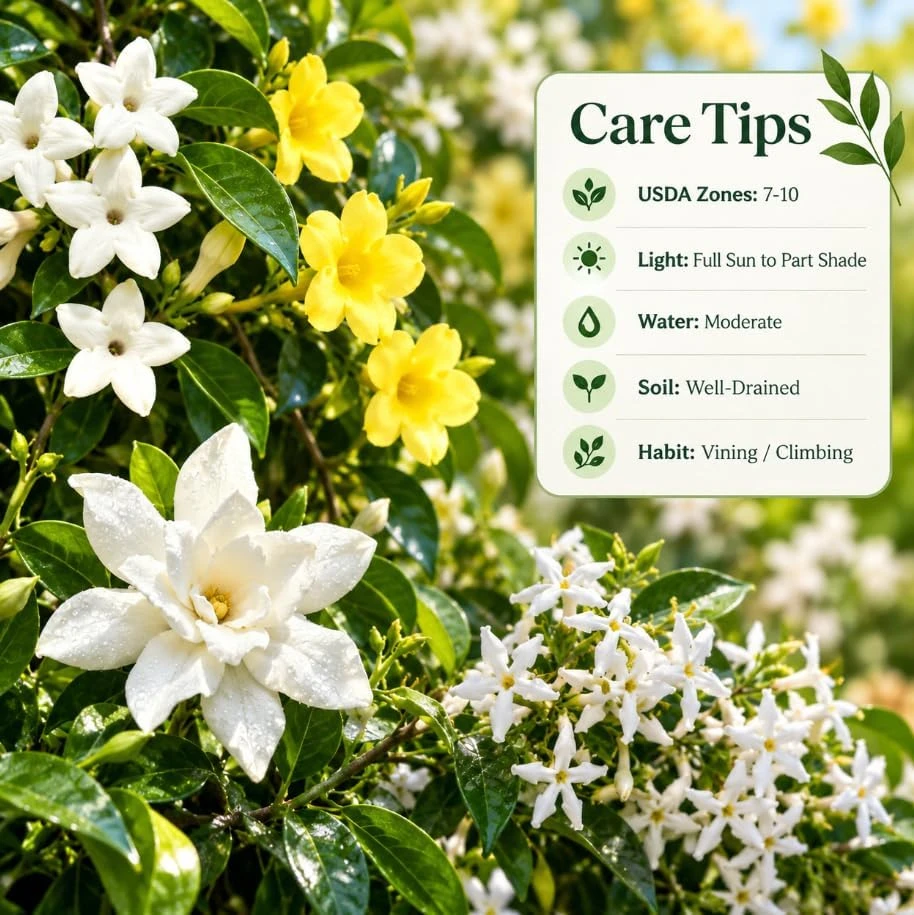 Jasmine Live Plant - 1 Fragrant Tropical Flowering Vine, 4-6 Inches Tall - Image 5