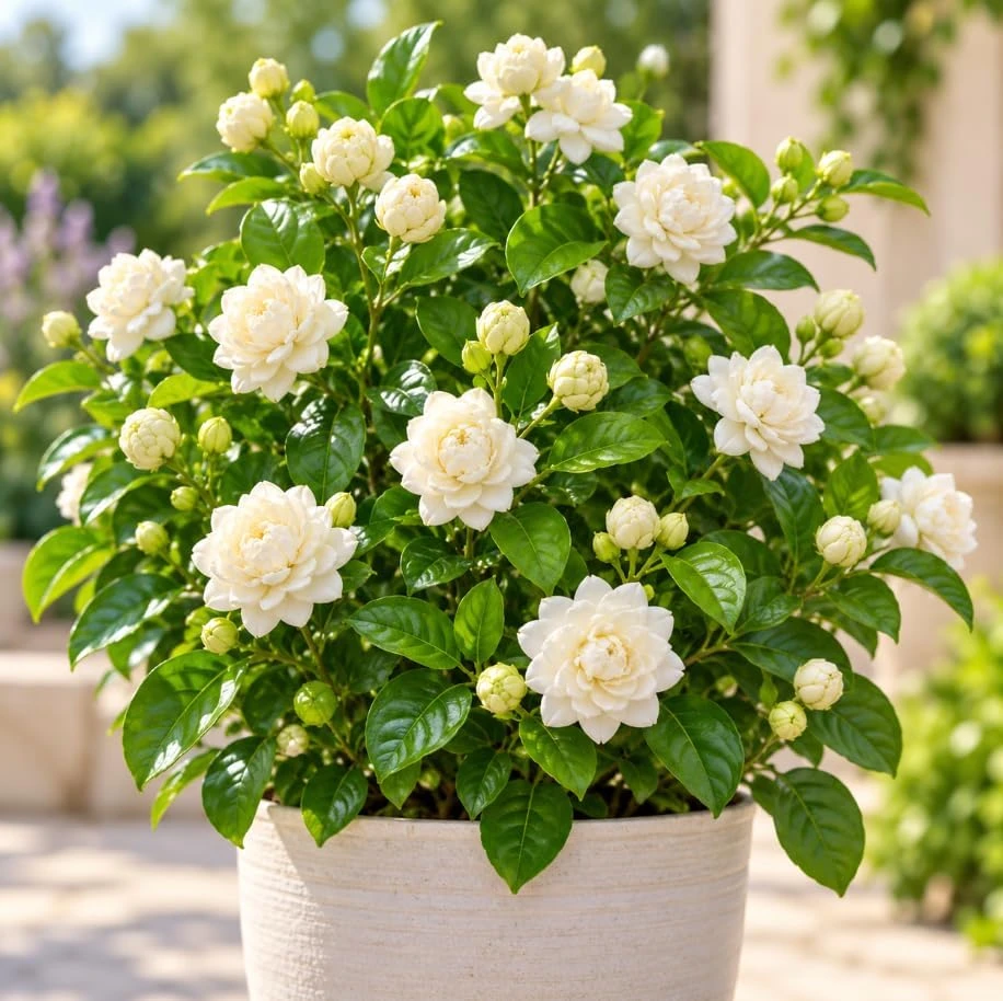 Jasmine Sambac Grand Duke Live Plant, 4-7 Inches, Double White Blooms, Indoor/Outdoor - Image 7