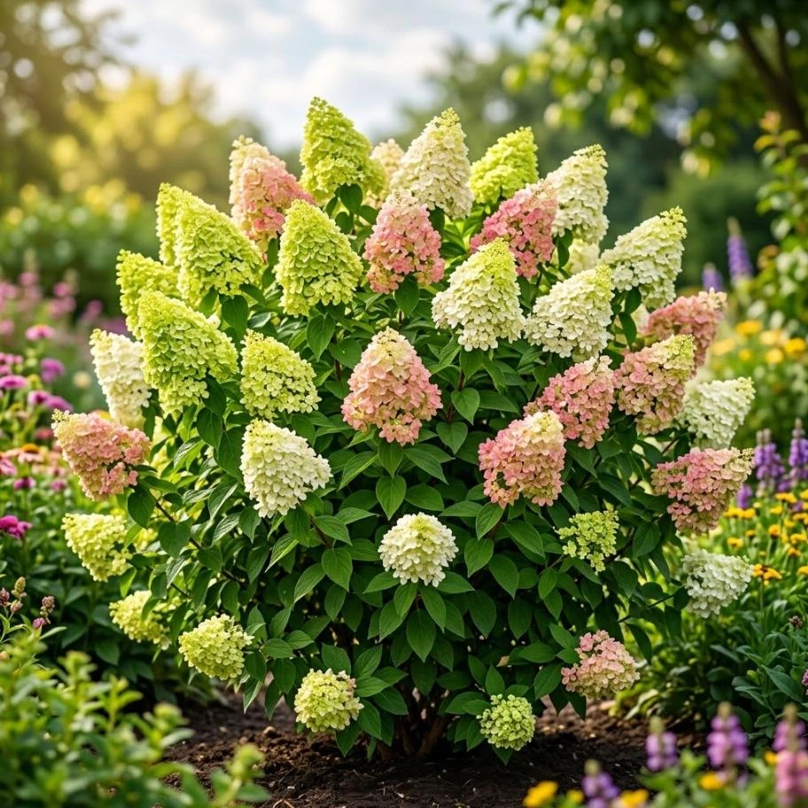 Limelight Prime Hydrangea Live Plant – Paniculata Shrub – 6-12" Tall QT Pot – Outdoor - Image 1