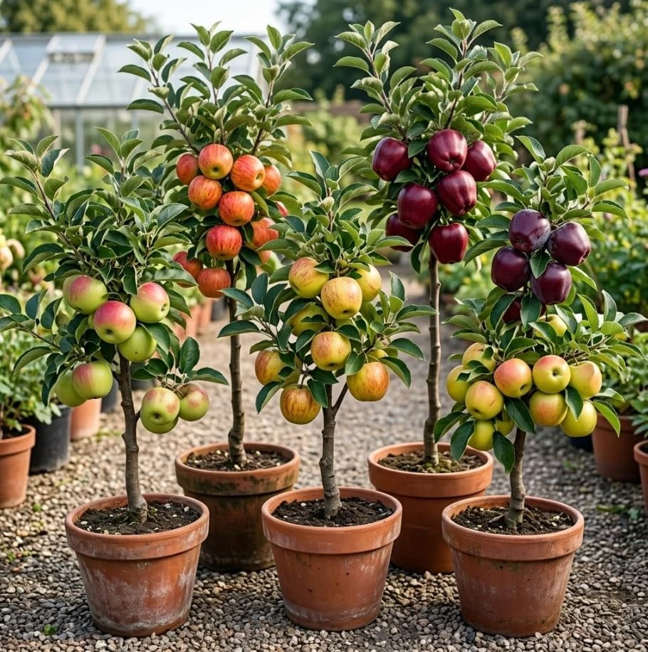 Live Apple Tree Starter Plant - Random Variety 1-2 Ft Tall - Fruit Tree - Image 1