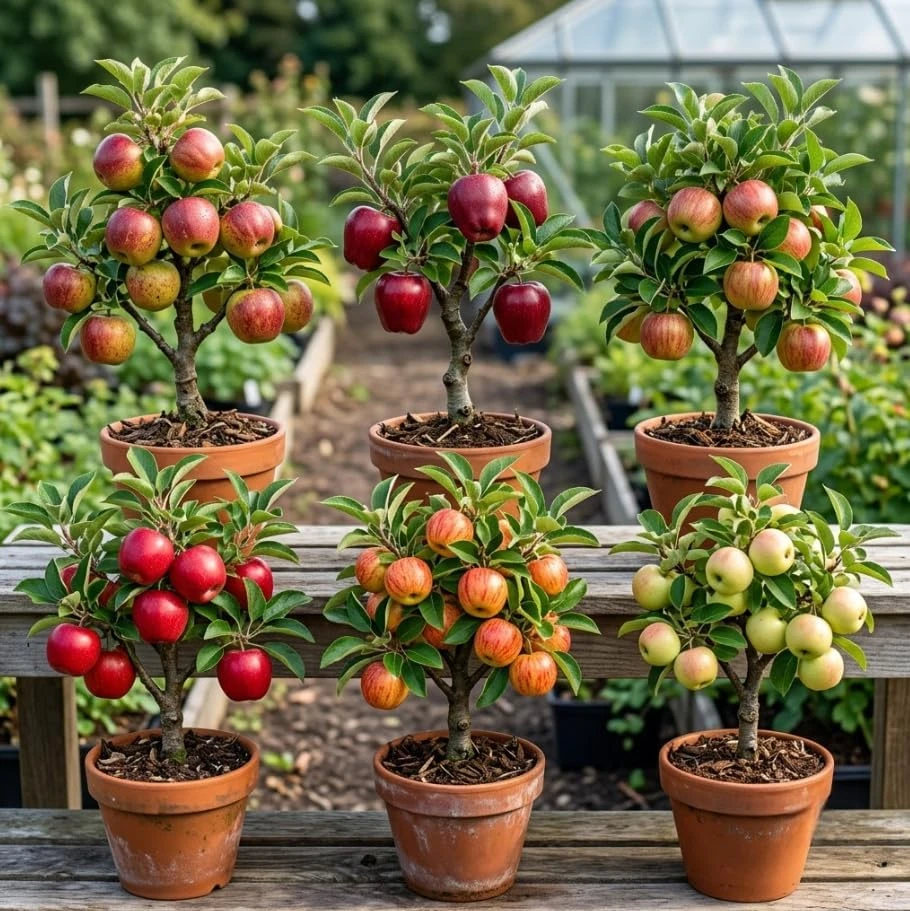 Live Apple Tree Starter Plant – Random Variety, 6-12 Inches Tall – Fruit Tree - Image 1
