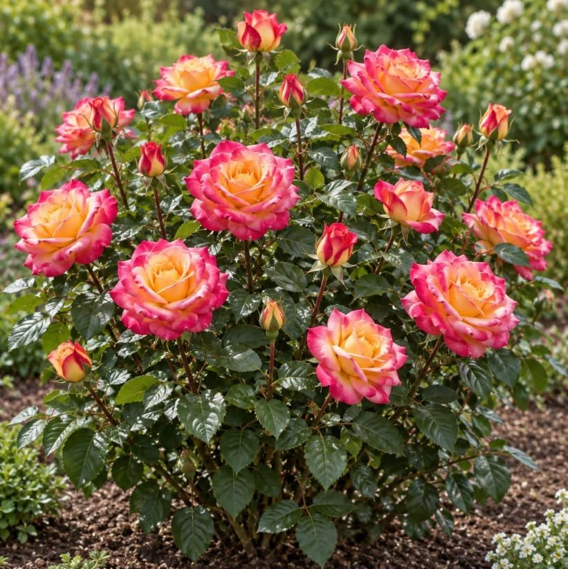 Love Rose Bush Live Plants - 2 Pack, Fragrant Reblooming Shrub, 5-9 Inch Bare Root, Outdoor - Image 4