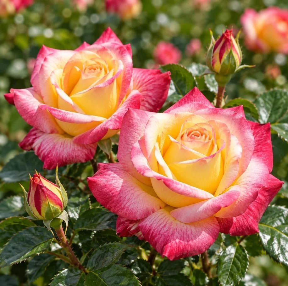 Love Rose Bush Live Plants - 2 Pack, Fragrant Reblooming Shrub, 5-9 Inch Bare Root, Outdoor - Image 7