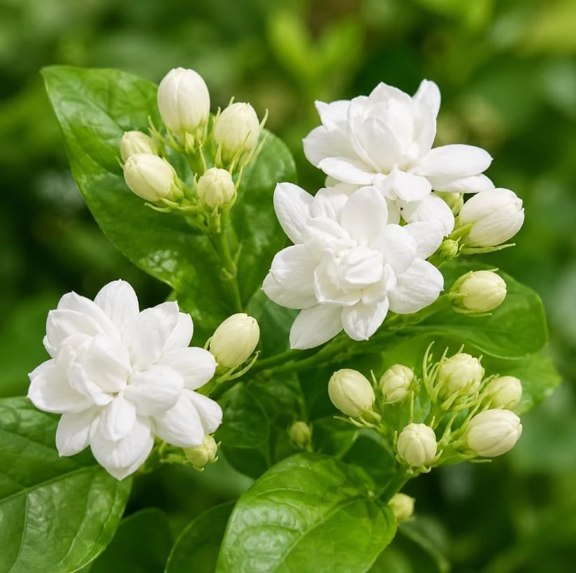 Maid of Orleans Jasmine Live Plant, 4-7 Inch Sambac Fragrant Flowering Plant, Indoor/Outdoor - Image 2