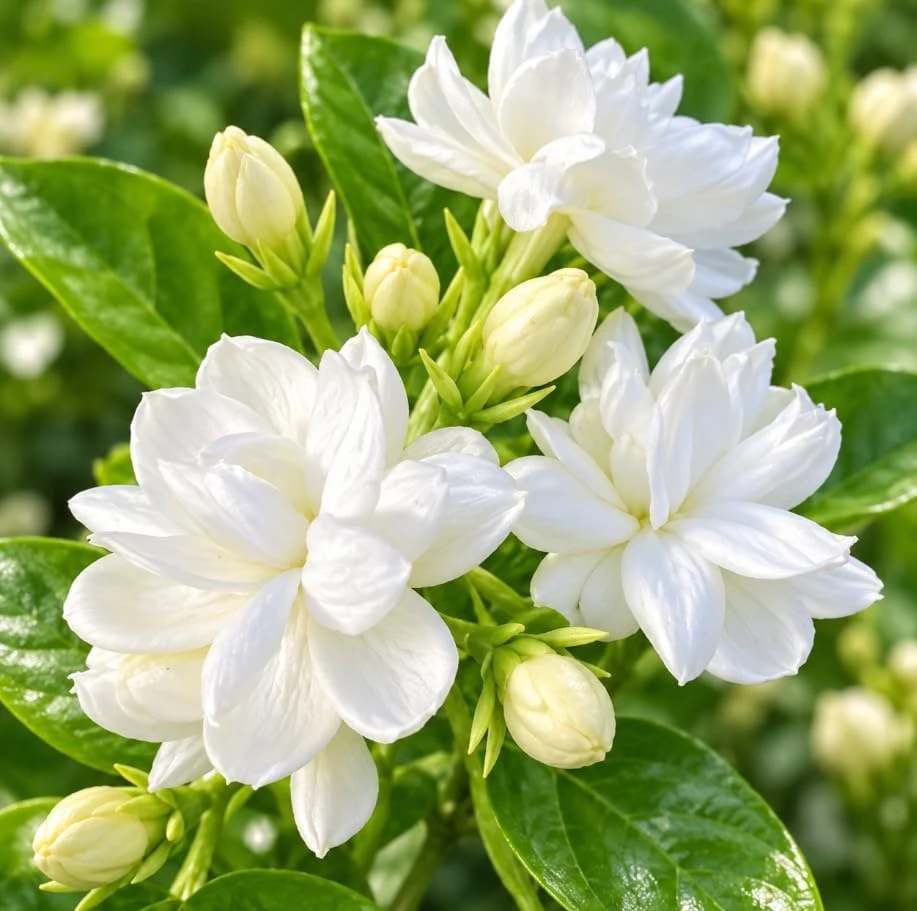 Maid of Orleans Jasmine Live Plant, 4-7 Inch Sambac Fragrant Flowering Plant, Indoor/Outdoor - Image 6