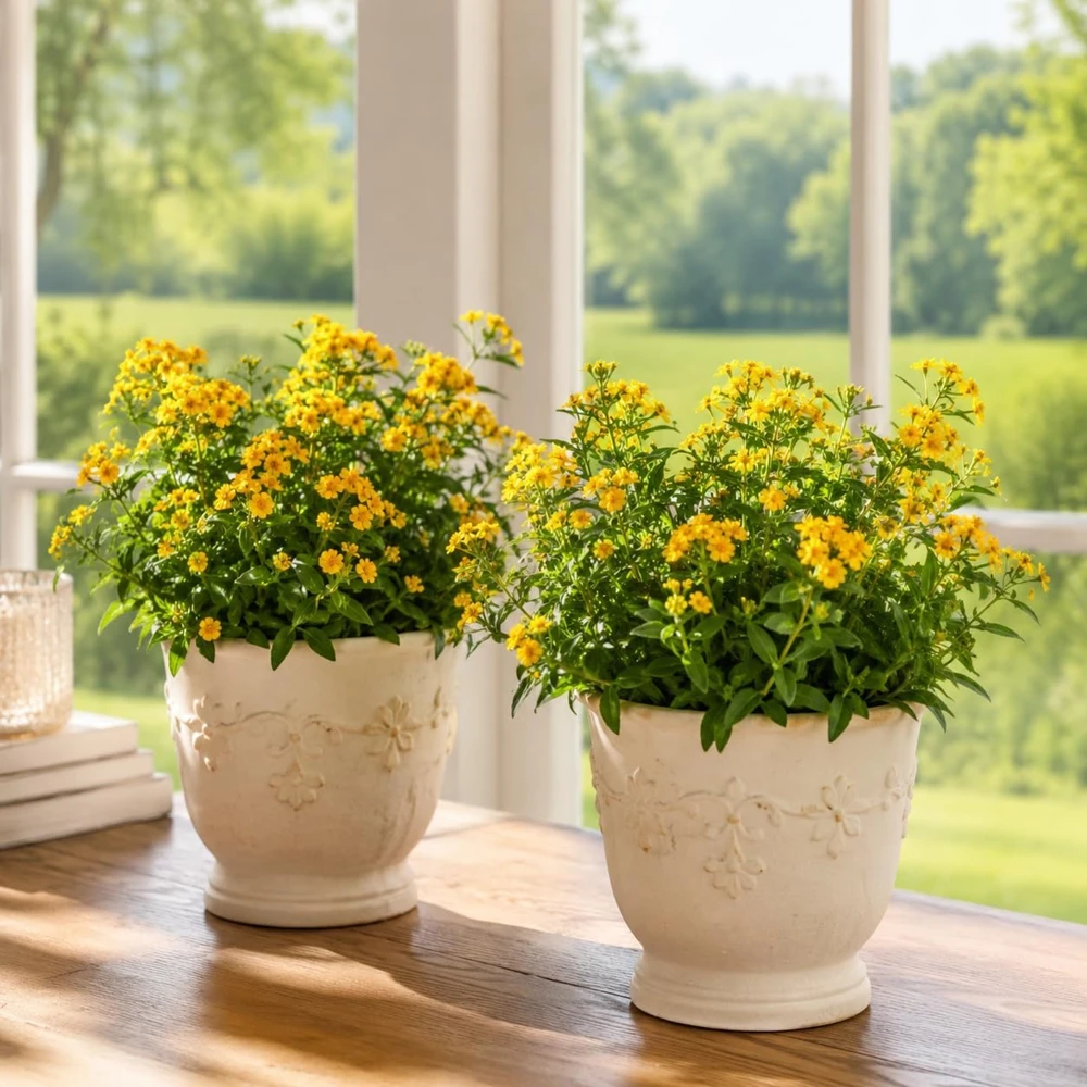 Mexican Tarragon Live Plant Set - 2 Fragrant Herb Bushes, 4-8 Inch Tall, Outdoor Perennial - Image 4
