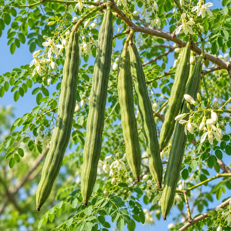 Moringa Live Plant in a 4 Inch Pot, Moringa Oleifera Tree for Home Garden Planting - Image 6