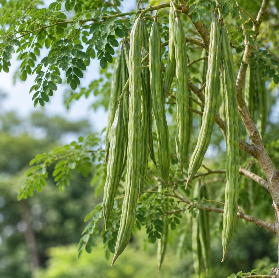 Moringa Tree Live Plants, Drumstick Tree, 1-2 Ft Tall, 4 Inch Pot, 2-Pack, Indoor/Outdoor - Image 4