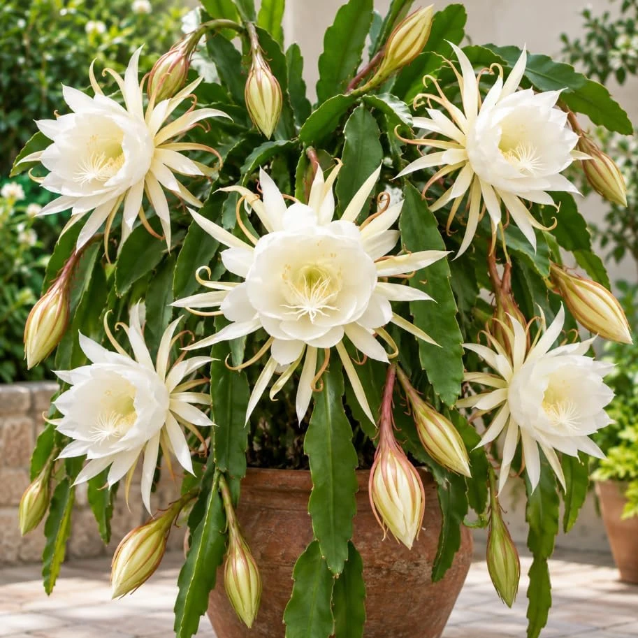 Night Blooming Cereus Live Plant – Queen of the Night Flower – 4" Pot – Indoor/Outdoor - Image 1