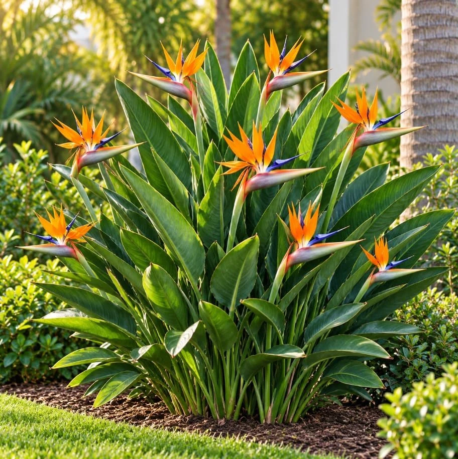 Orange Bird of Paradise Live Plant – Tropical Houseplant, 4-7 Inch Tall, Rooted, Indoor/Outdoor - Image 4