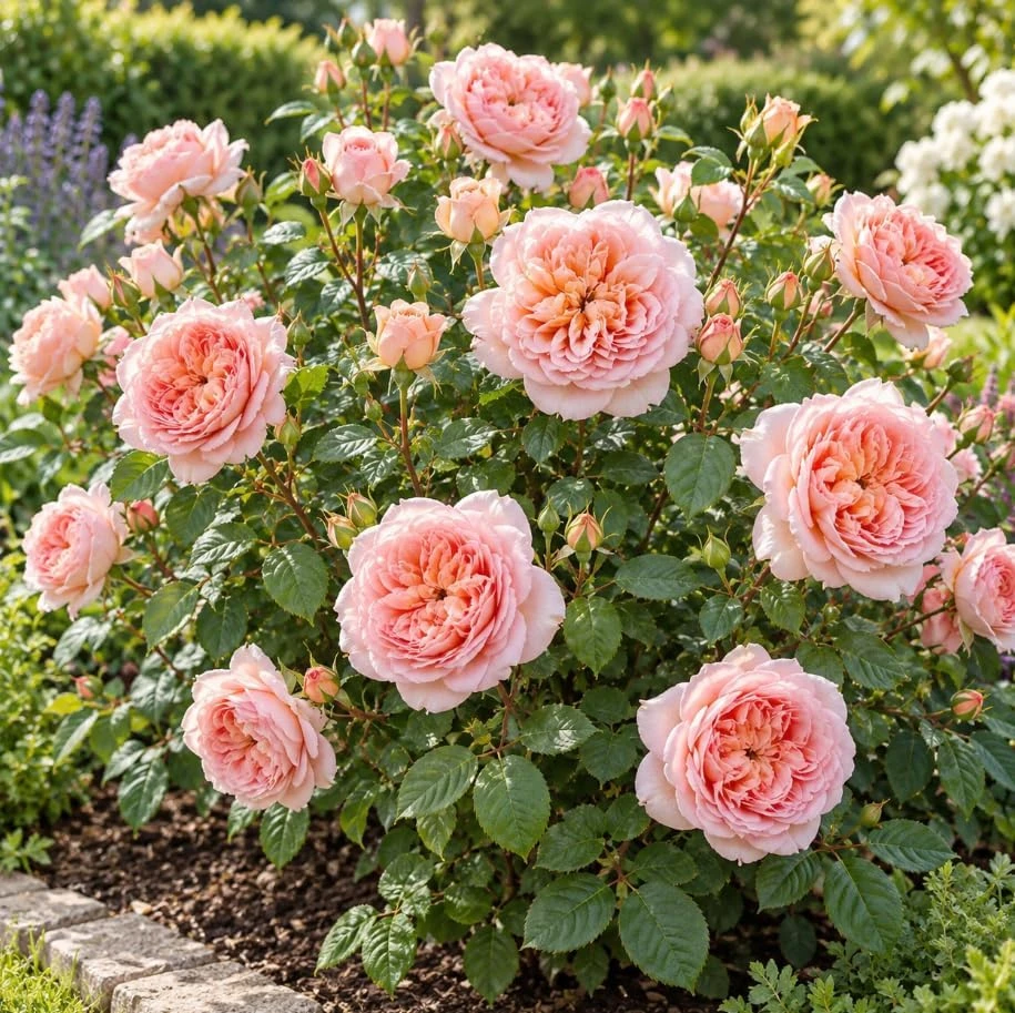 Pastel Pink Live Rose Plant, 4-8 Inches Tall, Fragrant Bush for Garden Beds - Image 6