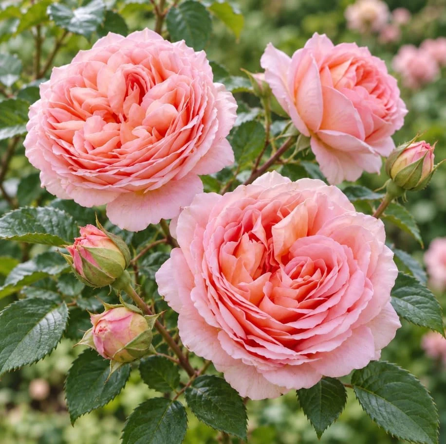 Pastel Pink Live Rose Plant, 4-8 Inches Tall, Fragrant Bush for Garden Beds - Image 7