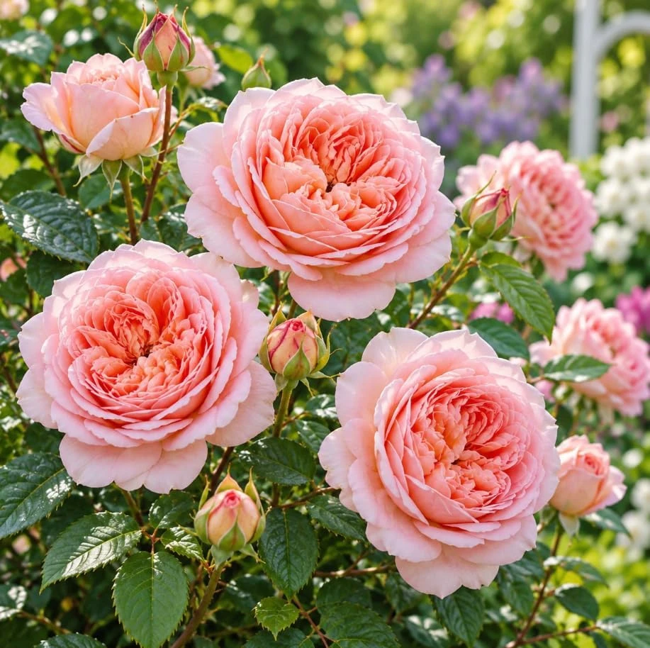 Pastel Pink Rose Bush Live Plant โ 4-8 Inches Tall โ Fragrant Outdoor Garden Rose - Image 2